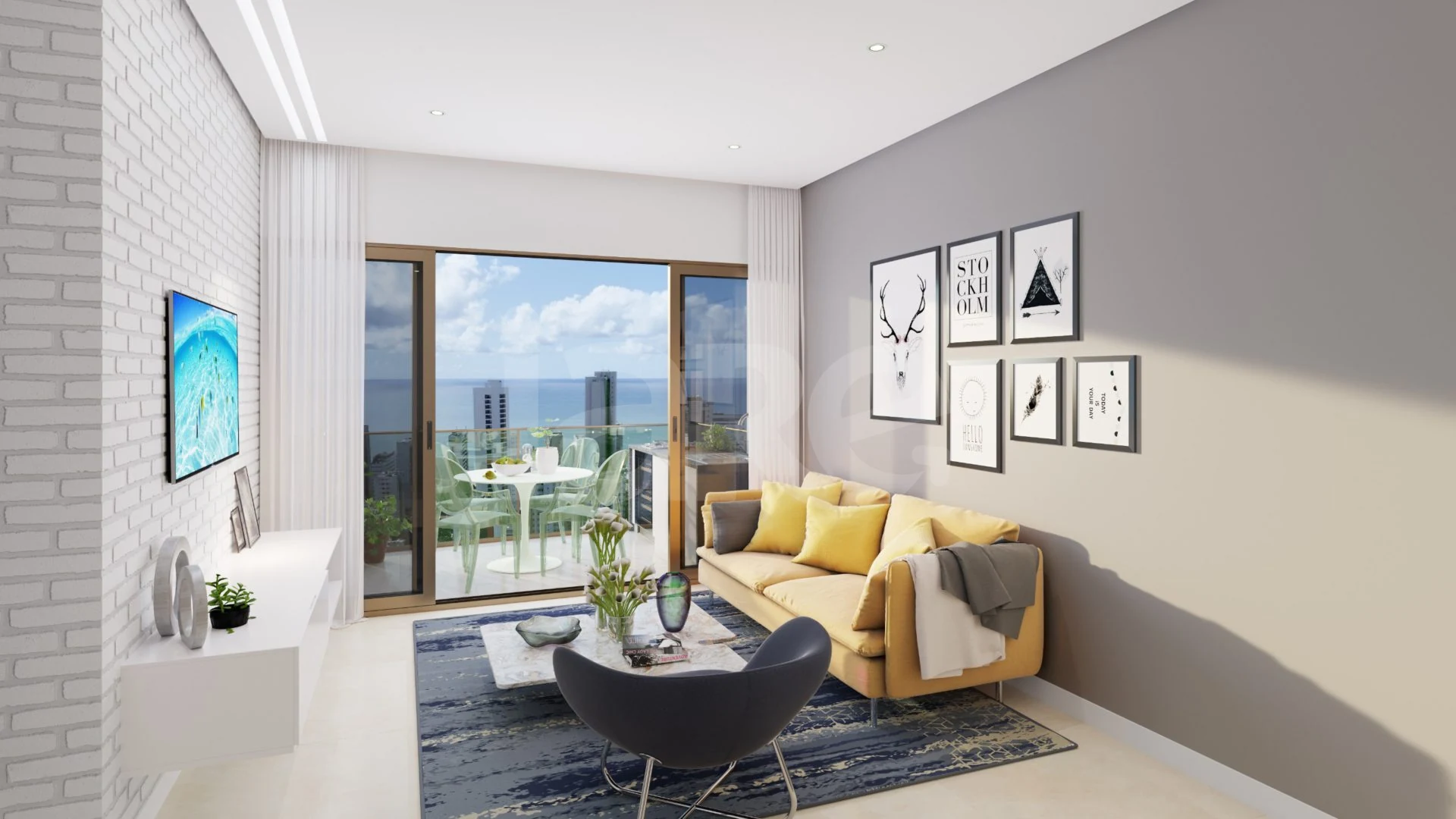 Capiba - Apartamento com 107,1 m², em Boa Viagem — foto 2
