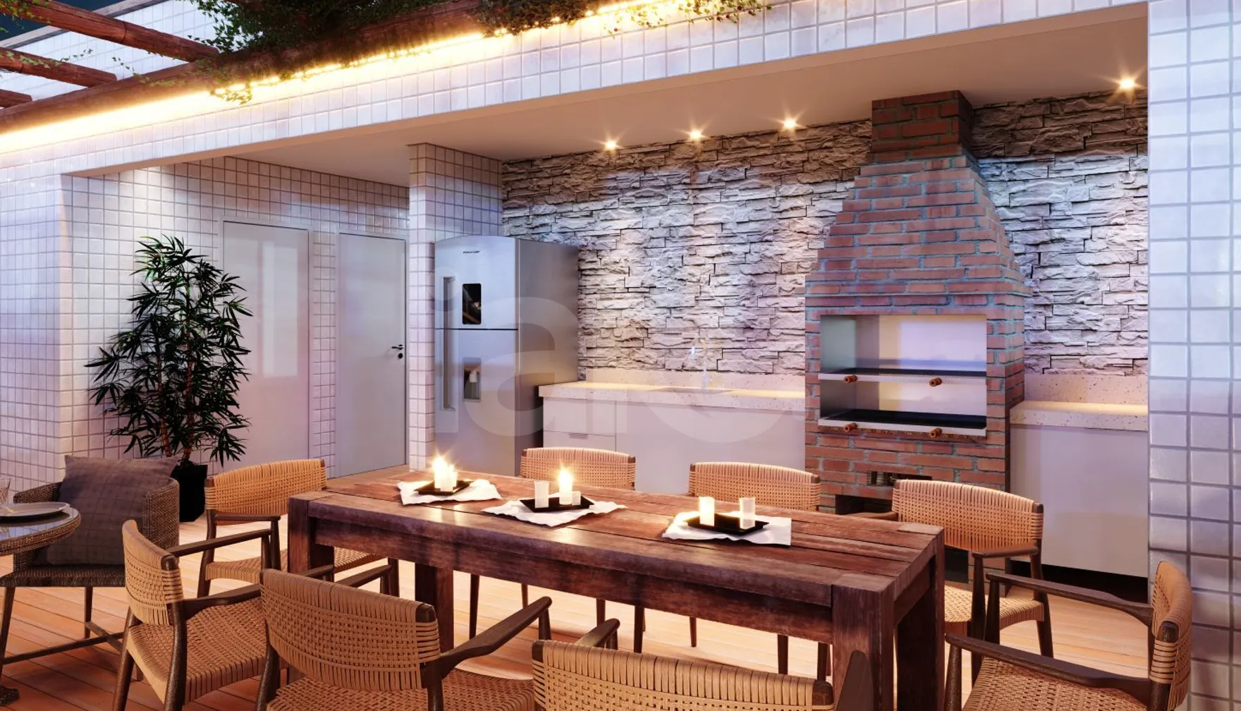 Luar das Oliveiras - Studio com 33,79 m², em Casa Amarela — foto 8