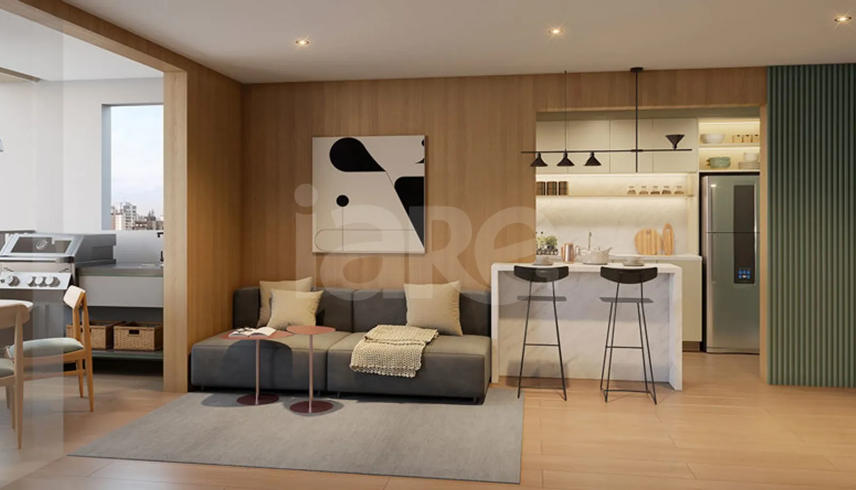 Soneto Casemiro - Apartamento com 69,46 m², em Mirandópolis — foto 2