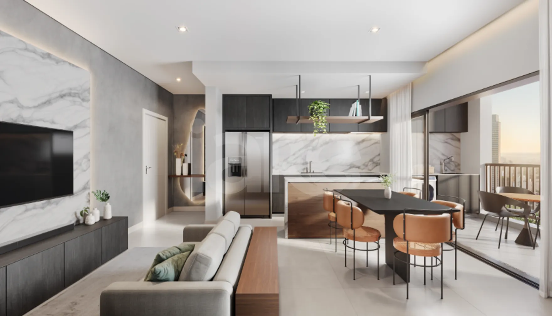 Stone Urban Habitat - Apartamento com 70,91 m², em Novo Mundo — foto 2