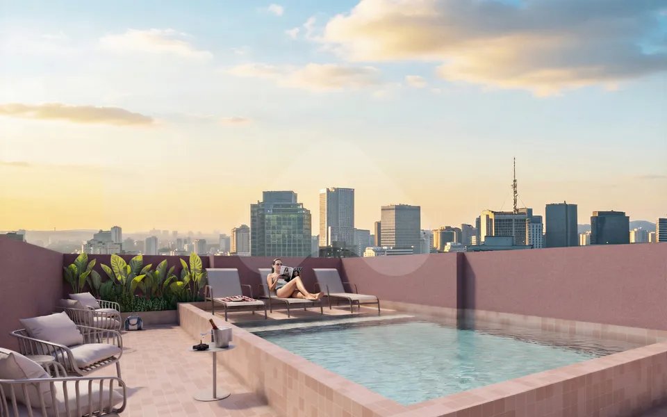 Nurban Consolação - Studio com 17,81 m², em Consolação — foto 4