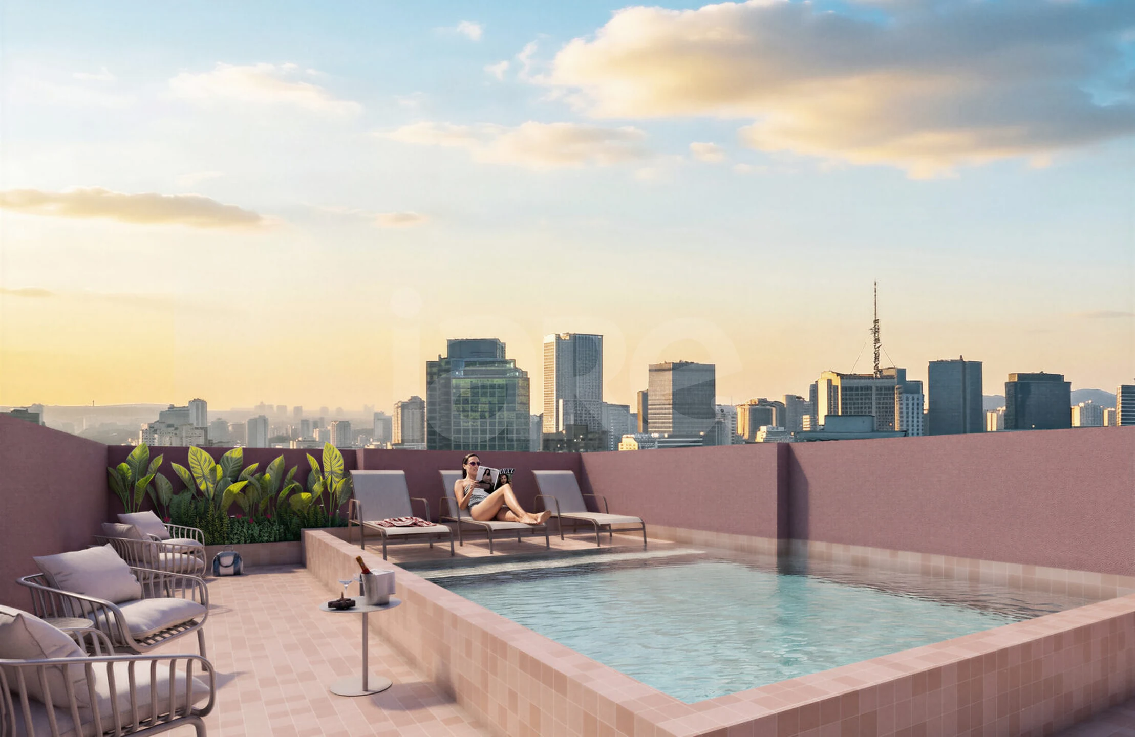 Nurban Consolação - Apartamento com 24,24 m², em Consolação — foto 4