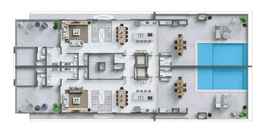 Planta — Pavimento cobertura superior