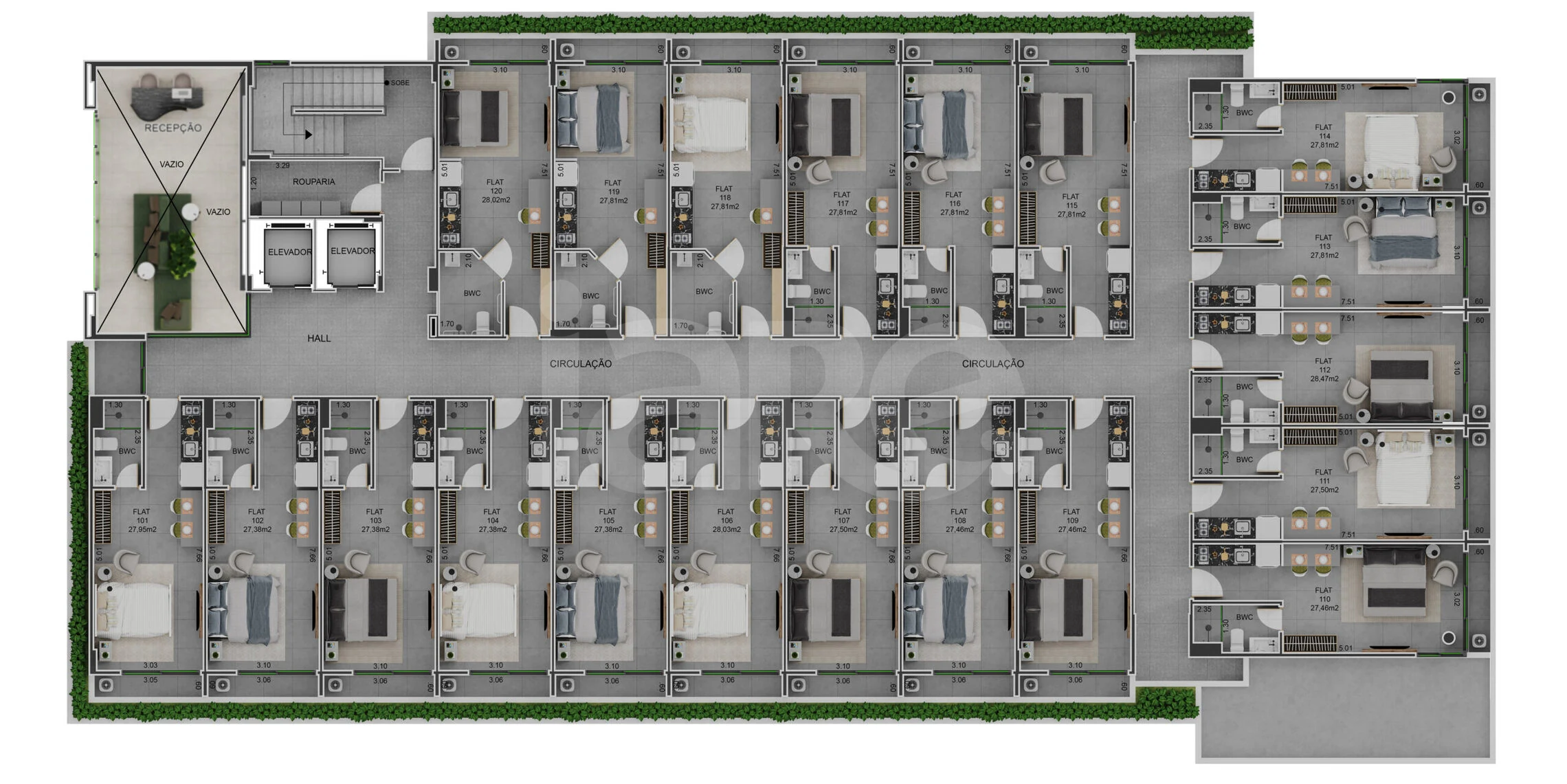 Planta — Pavimento 1