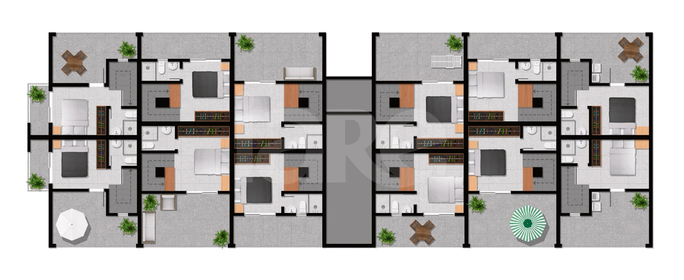 Planta — Pavimento cobertura