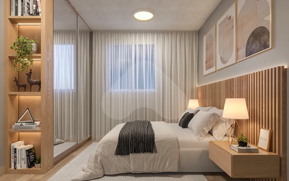 Ipê Amarelo Residencial - Apartamento com 37,18 m², em Campo Grande — foto 3