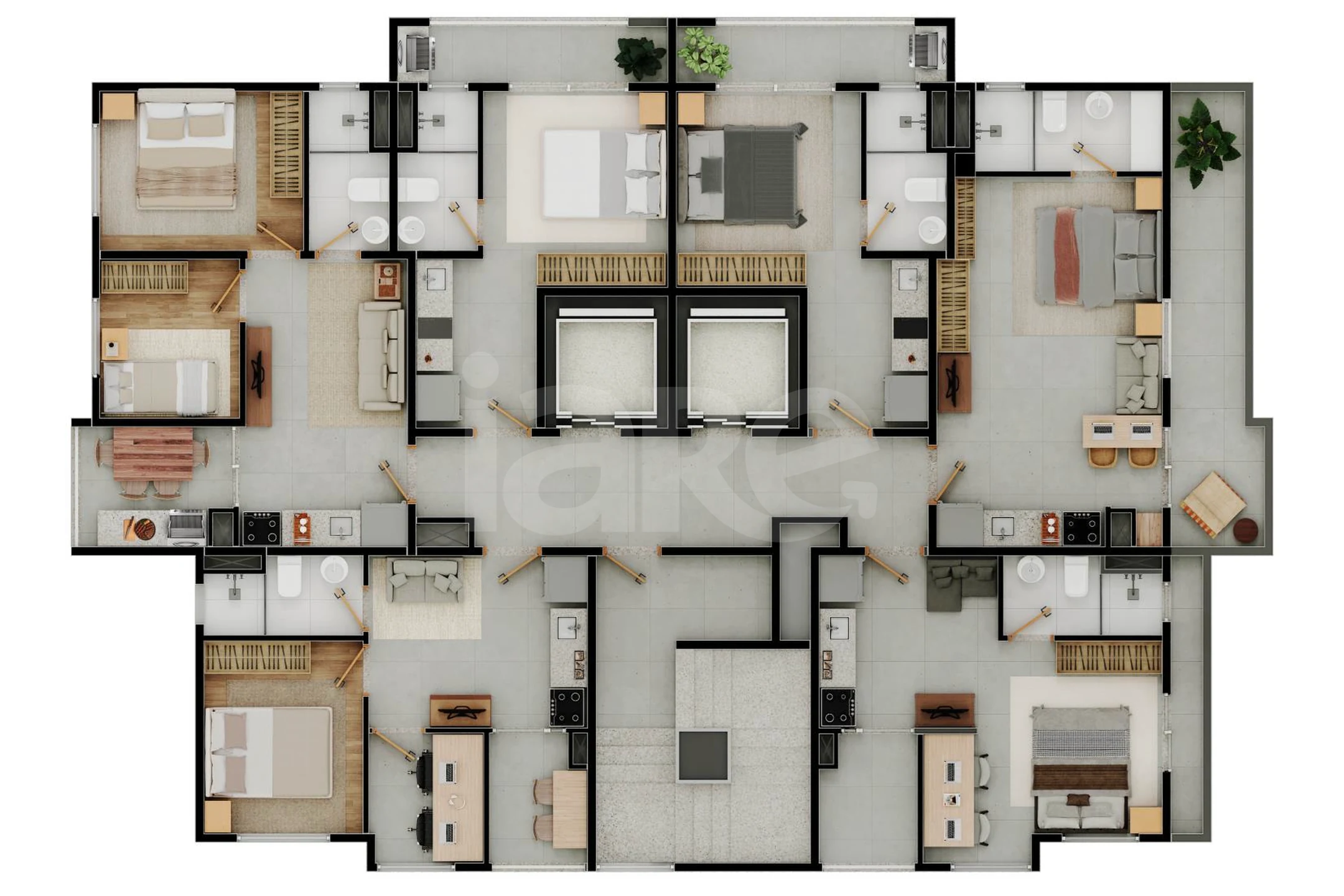 Planta — Pavimento 13