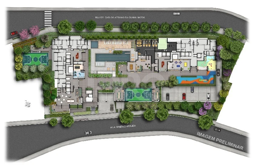 Planta — Pavimento lazer