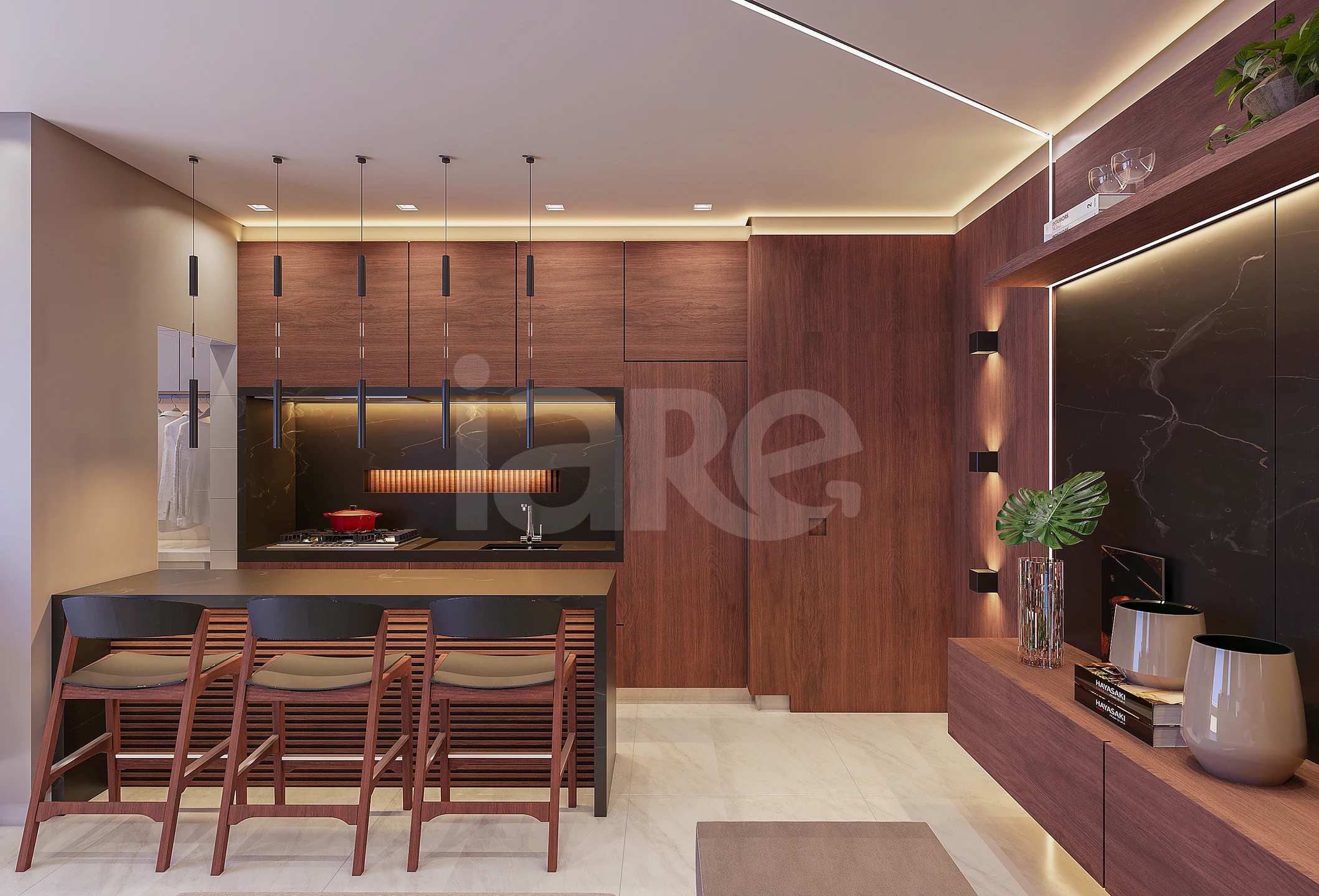 House Garden - Apartamento com 73,36 m², em Canto do Forte — foto 4