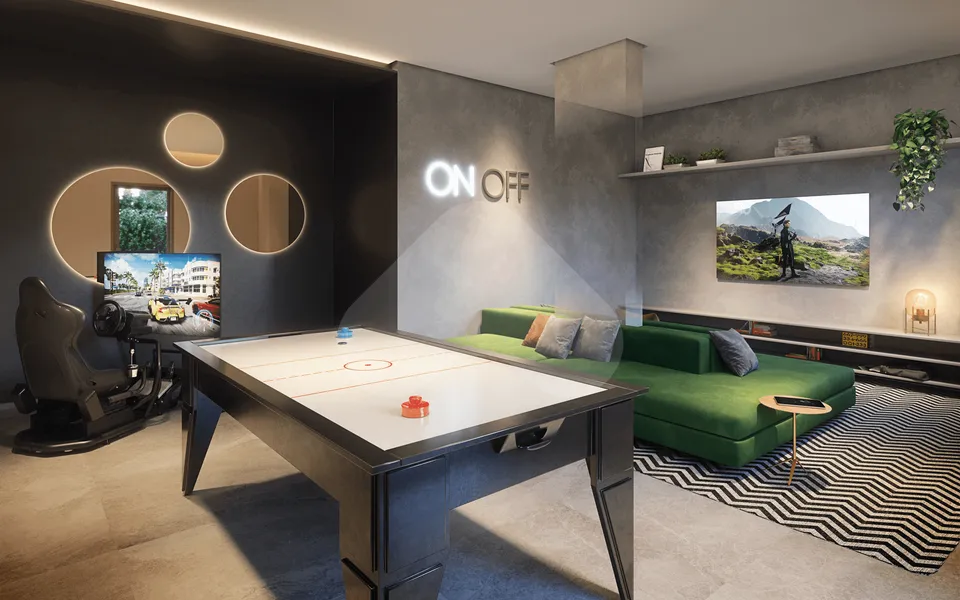Living Pacific Belém - Apartamento com 74,1 m², em Belém — foto 9
