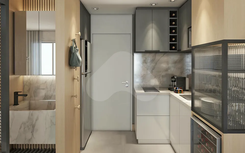 Duo E-Residence - Studio com 27 m², em São Judas — foto 3