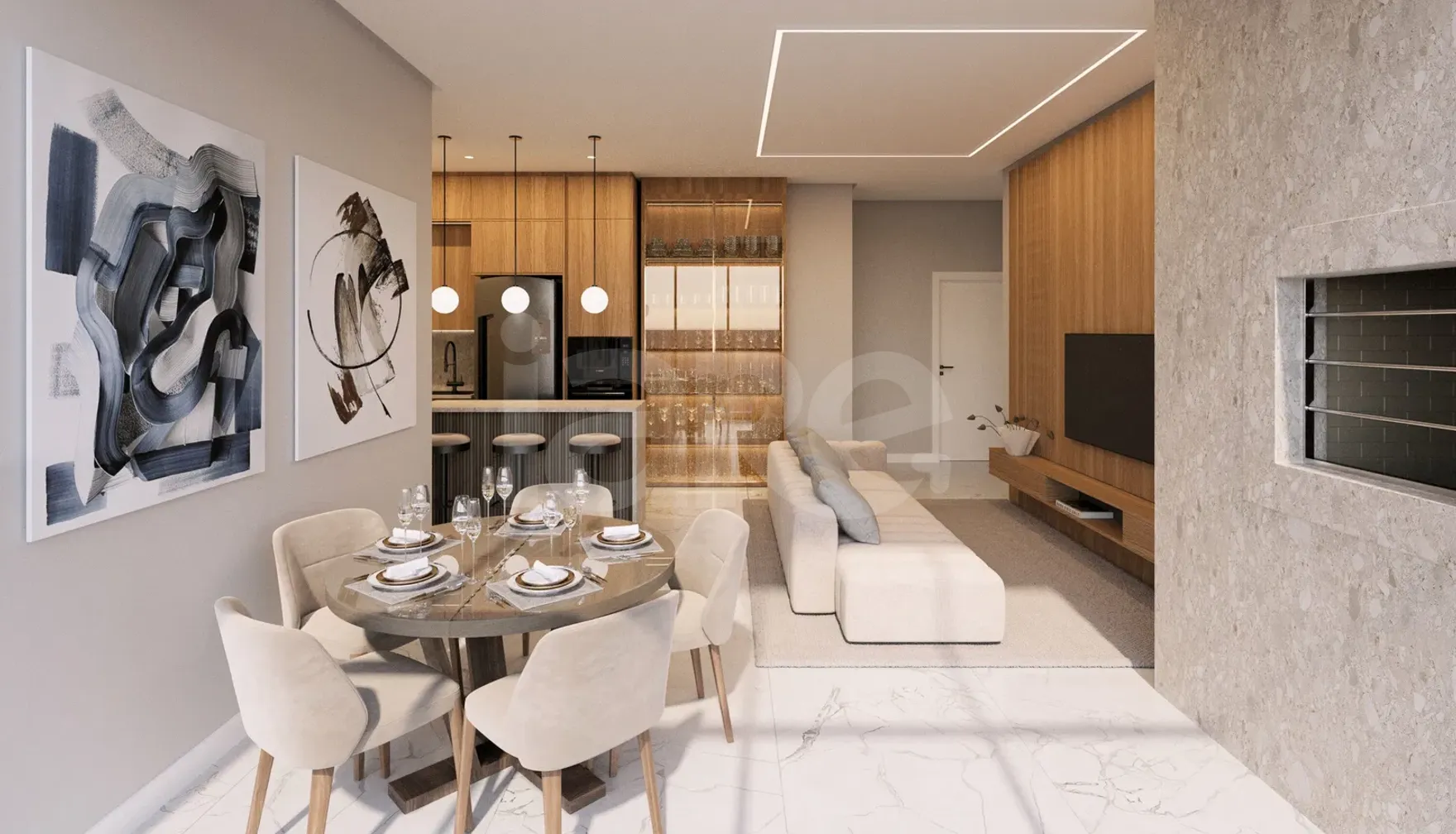 Skypark Tower - Apartamento com 54 m², em Perequê — foto 7