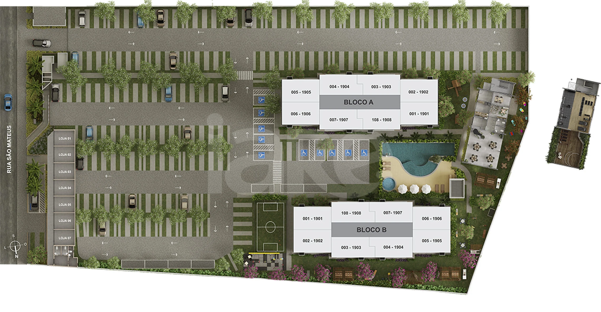 Planta — Implantação