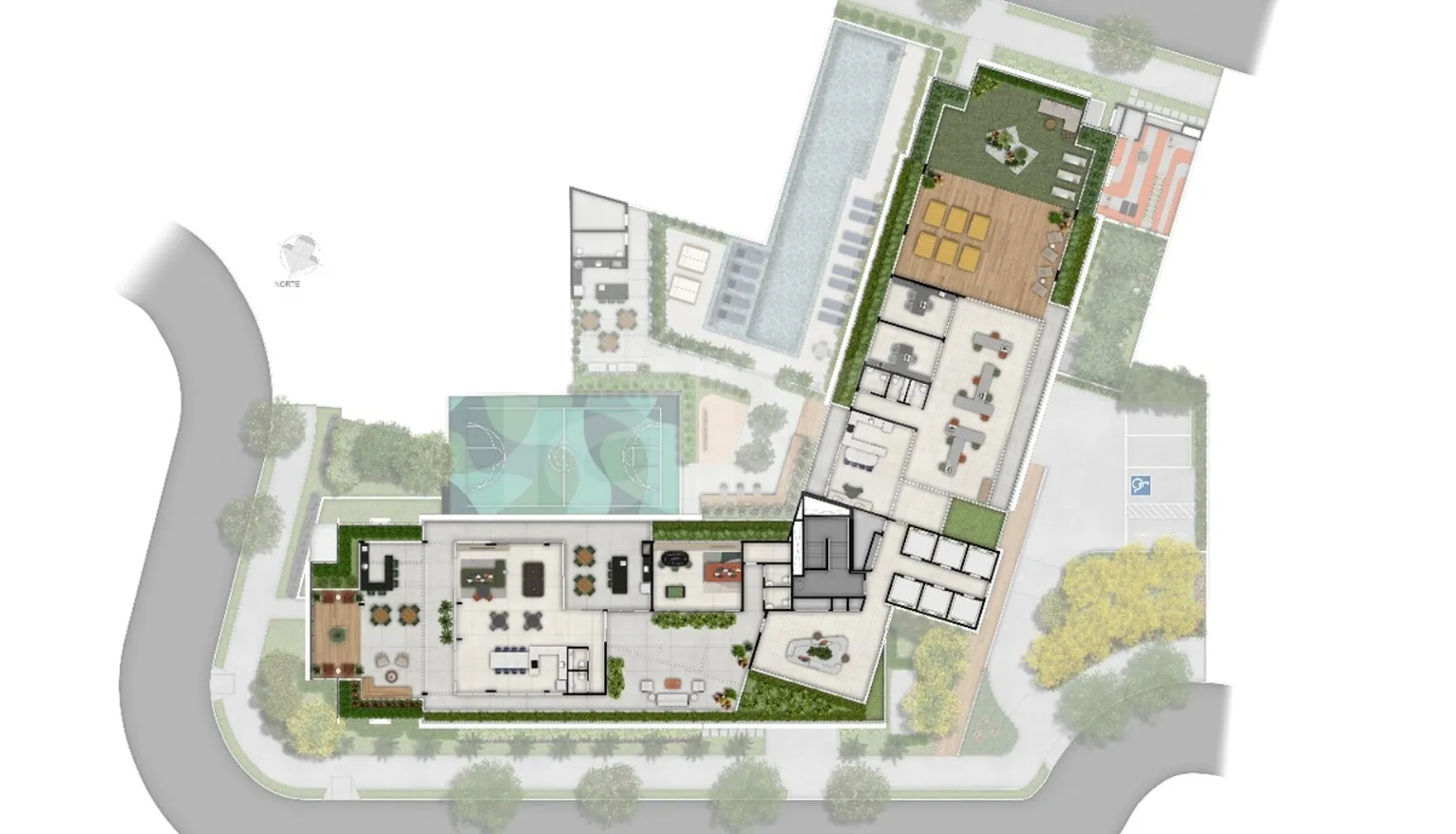 Planta — Pavimento rooftop