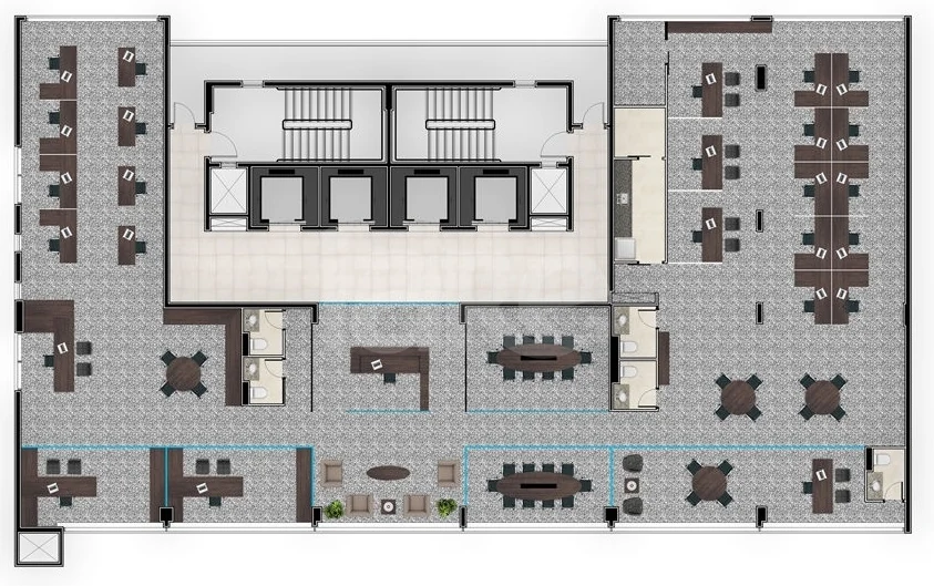 Planta — Pavimento 12 e 13 andar