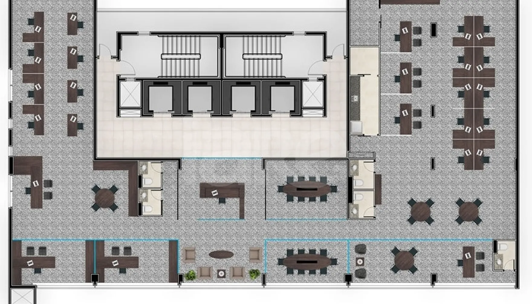 Planta — Pavimento 12 e 13 andar