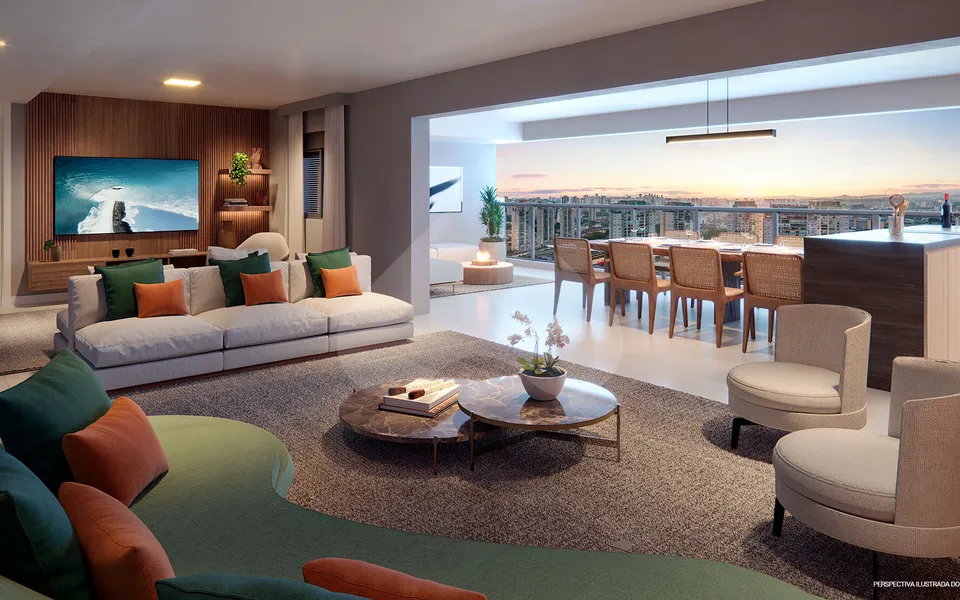 Reserva Figueiras - Apartamento com 165,57 m², em Água Branca — foto 3