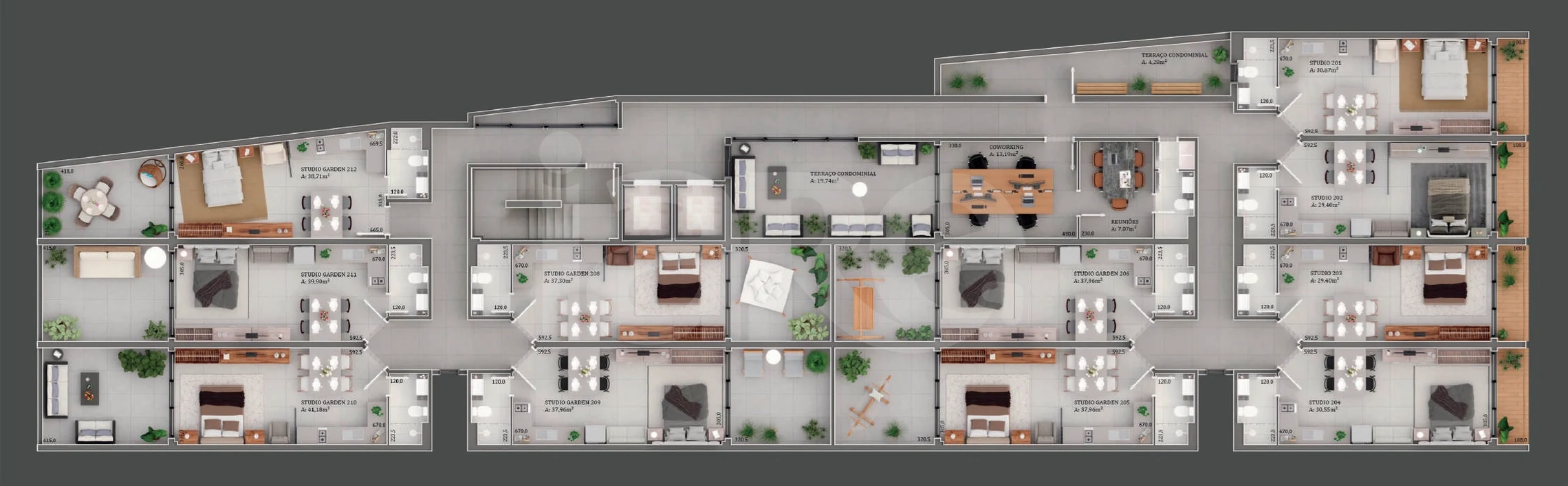 Planta — Pavimento 2