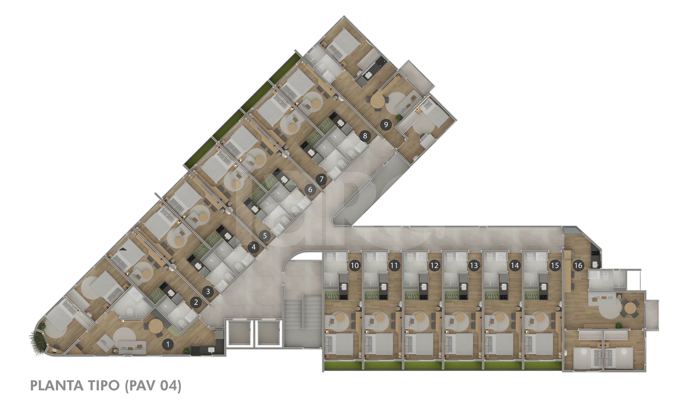 Planta — Pavimento 04