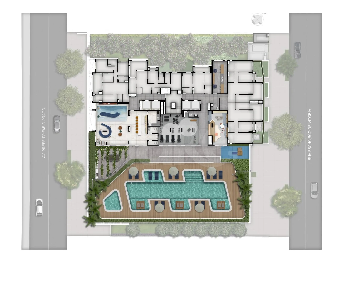 Planta — Pavimento lazer