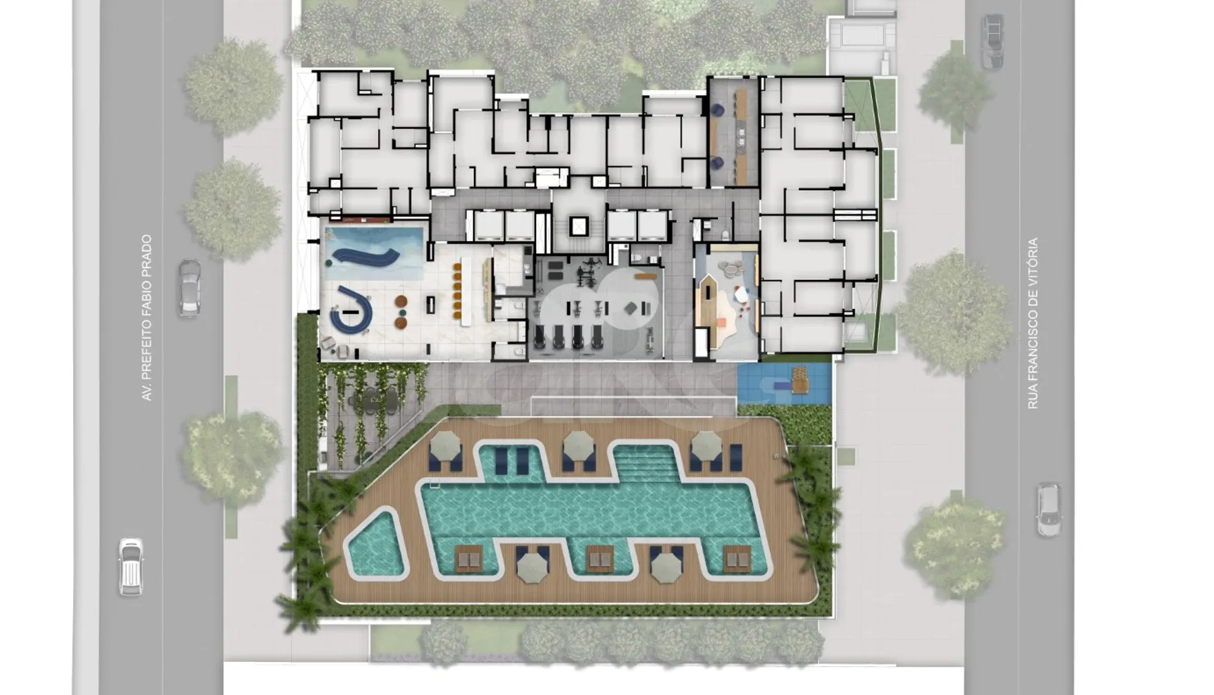 Planta — Pavimento lazer
