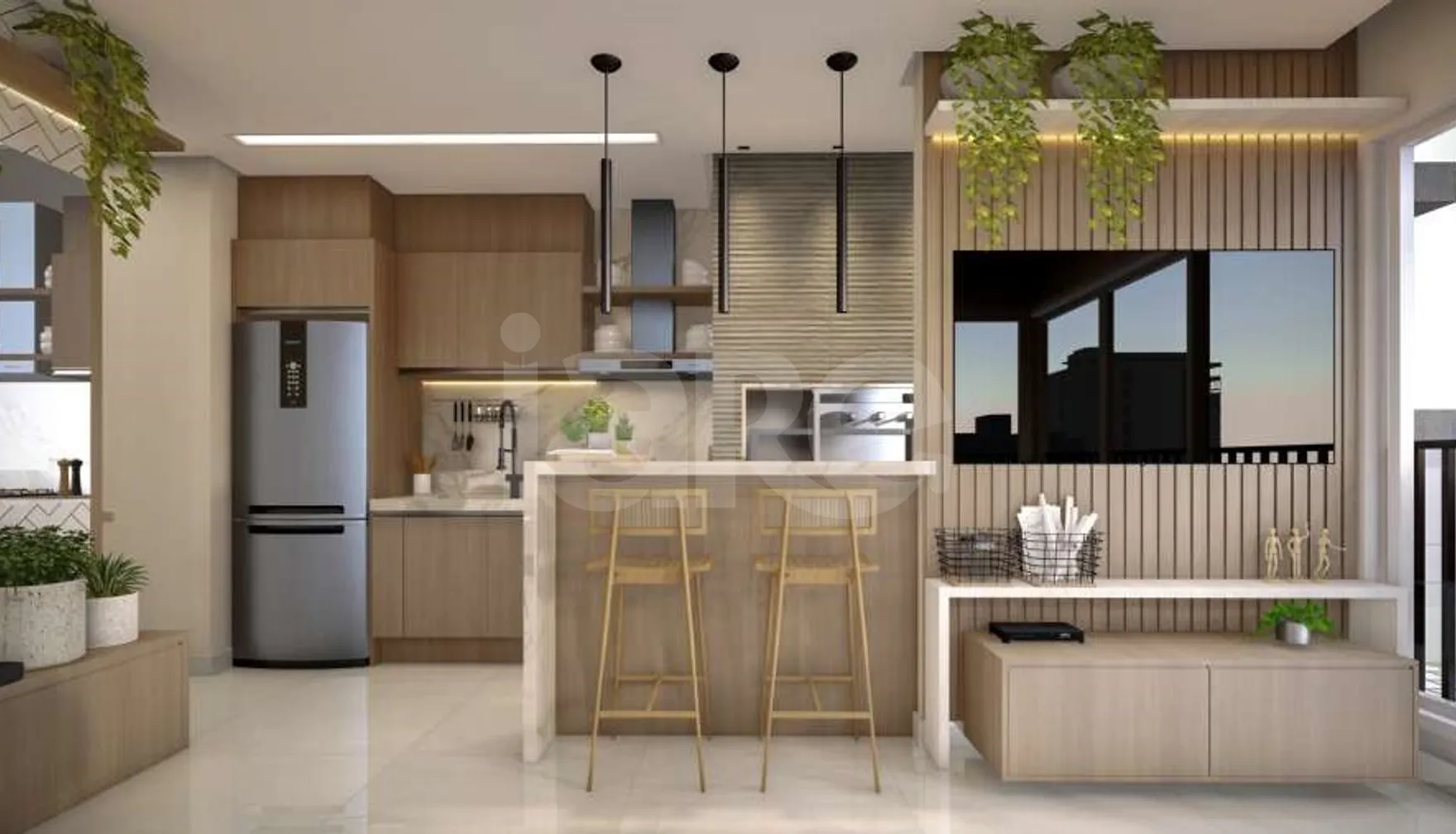 Giulia Palace - Apartamento com 53,3 m², em Zona Nova — foto 2