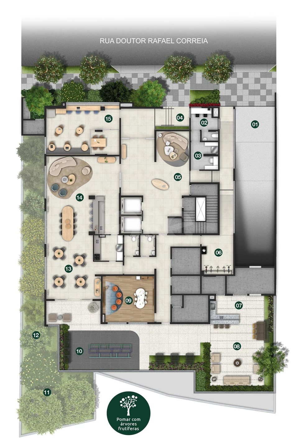 Planta — Pavimento térreo