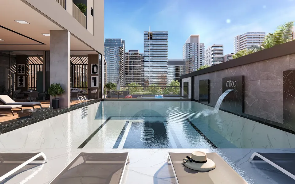 Atrio - Apartamento com 132 m², em Meia Praia — foto 19