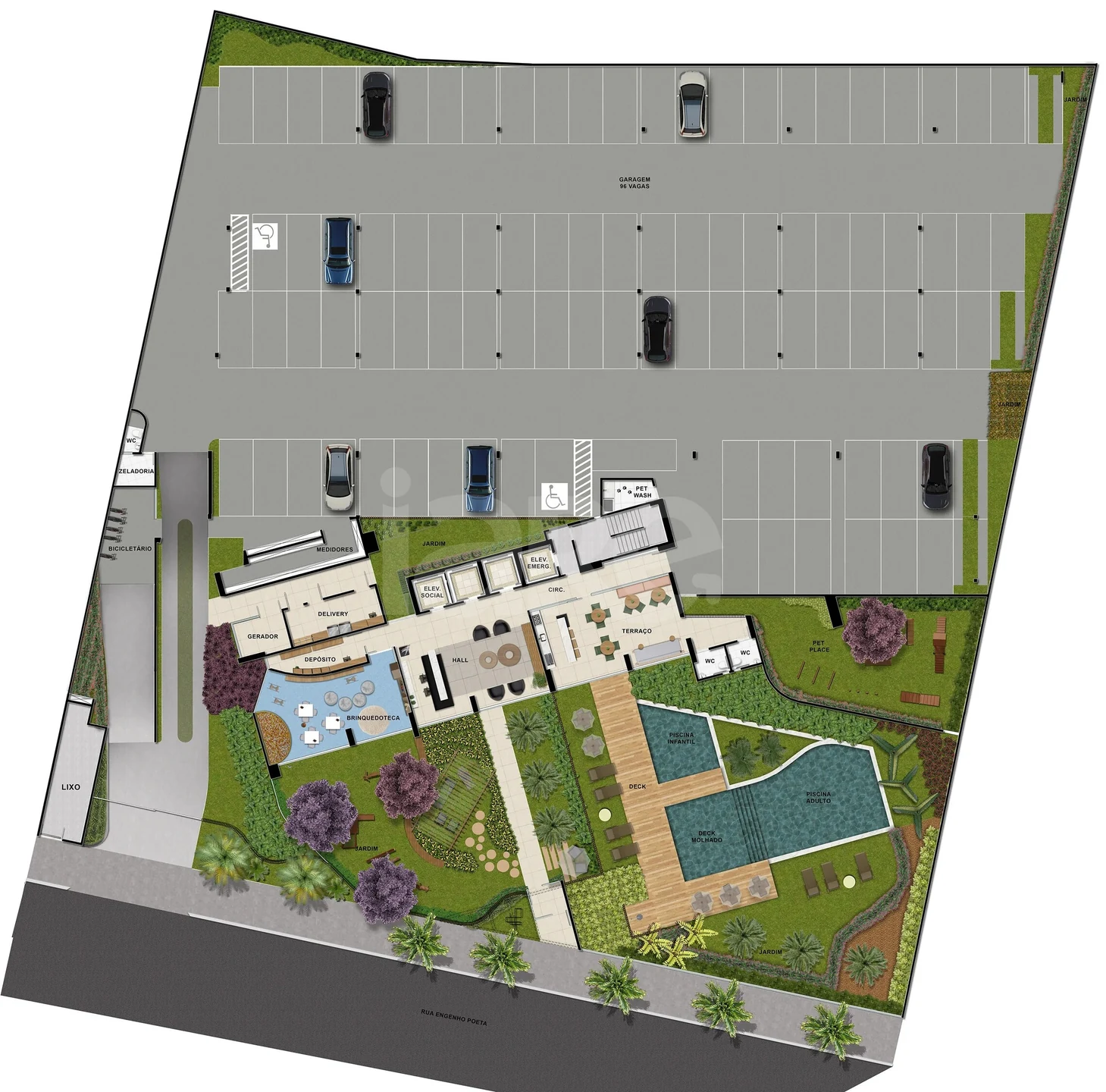 Planta — Pavimento lazer