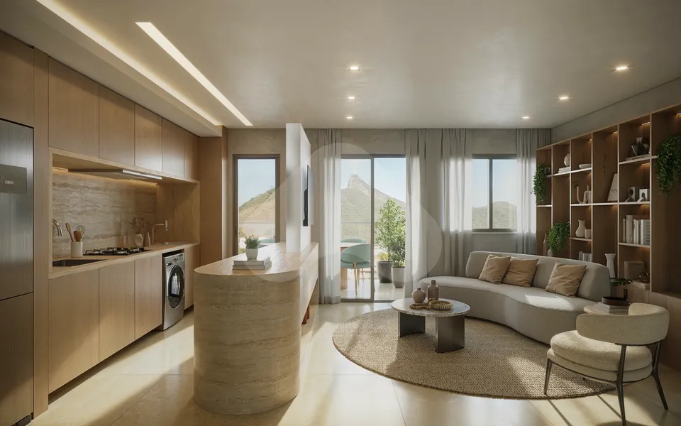 Céu Laranjeiras - Studio com 30,35 m², em Laranjeiras — foto 2