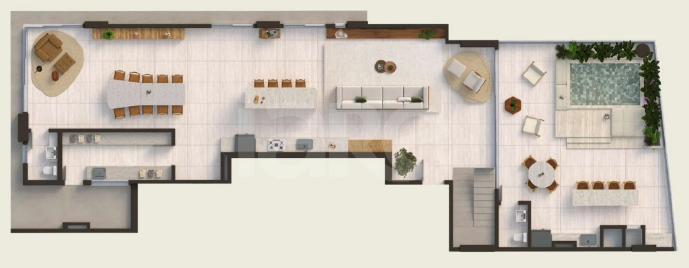 Planta — Cobertura Duplex 432 m²