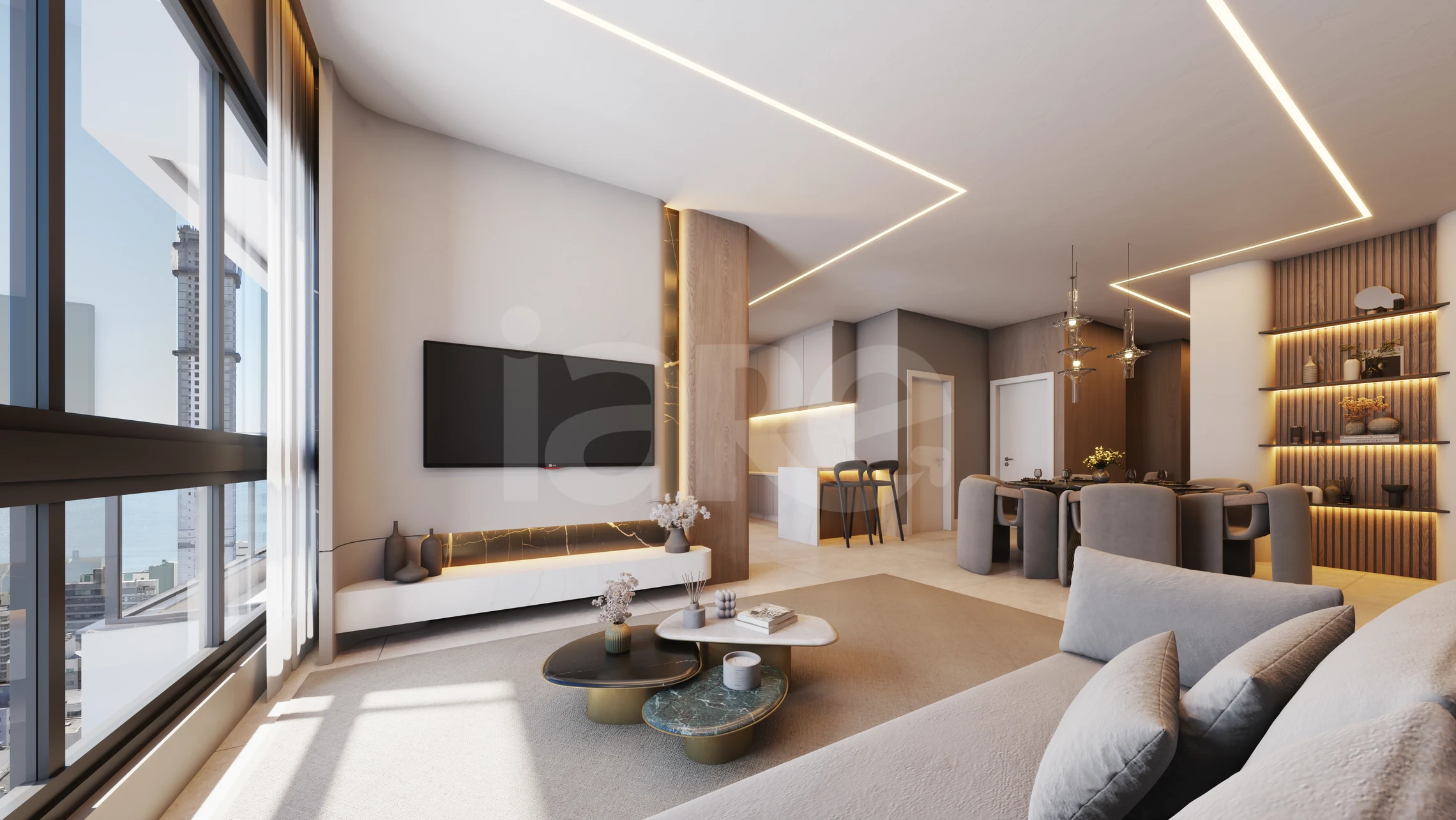 Eternity Residence - Apartamento com 140 m², em Meia Praia — foto 2