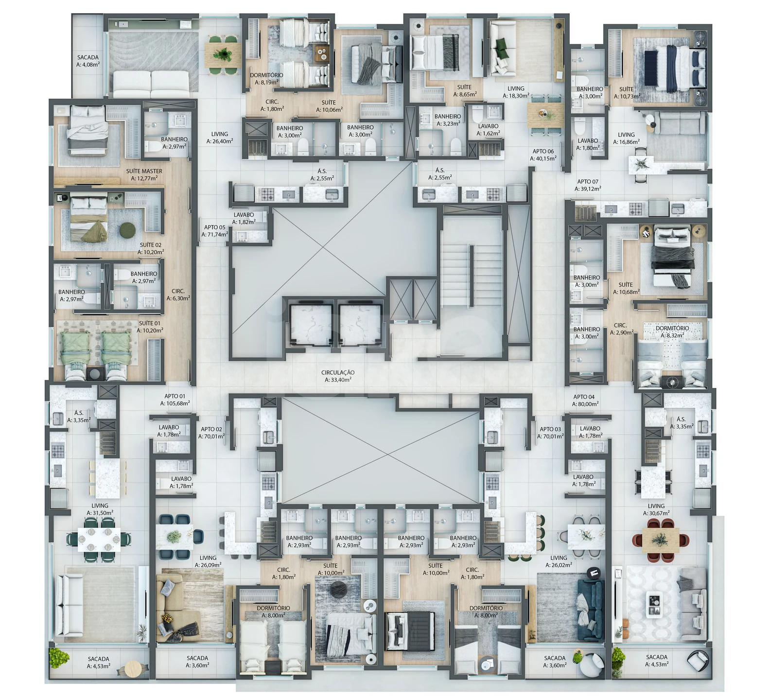 Planta — Pavimento 5