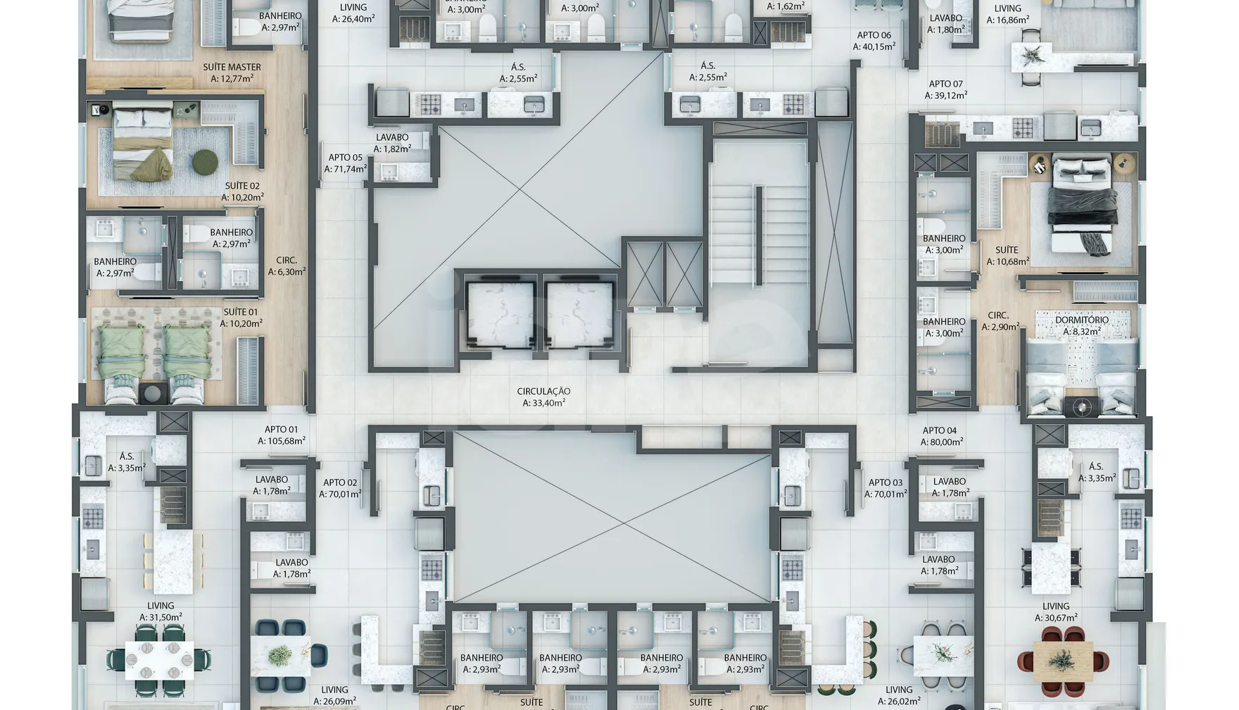 Planta — Pavimento 5