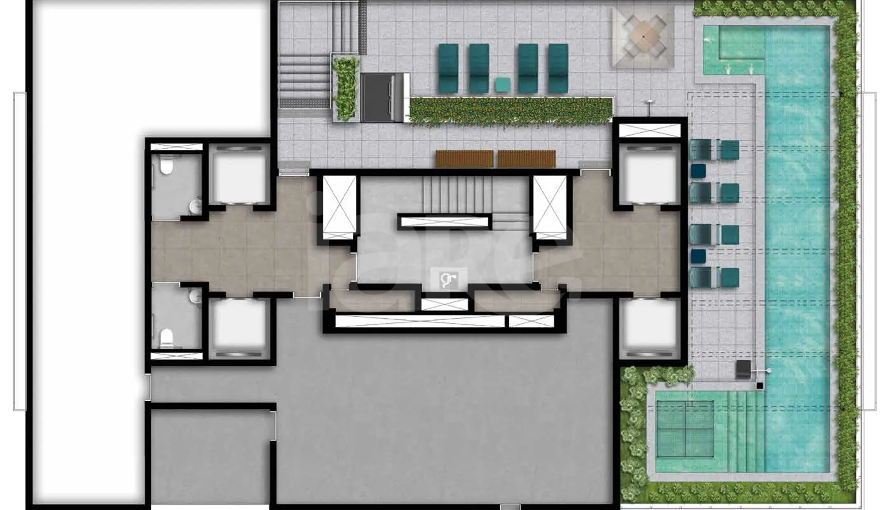 Planta — Pavimento 23
