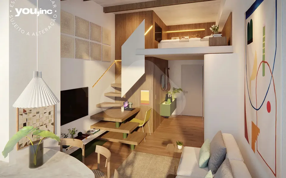 Barô Higienópolis by You - Apartamento com 29,68 m², em Higienópolis — foto 3
