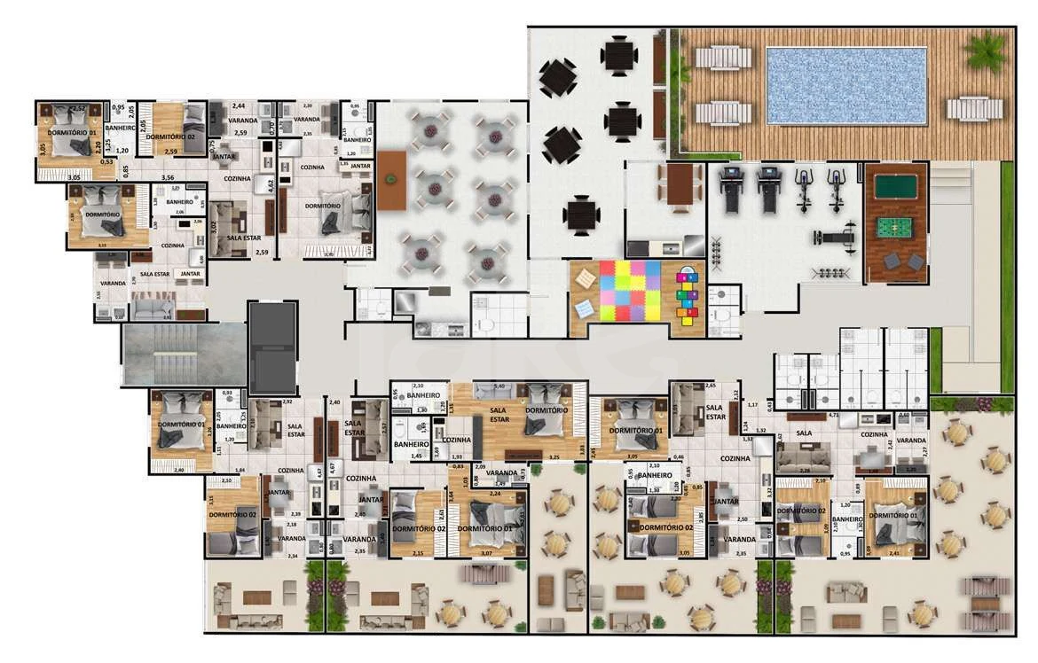 Planta — Pavimento 1
