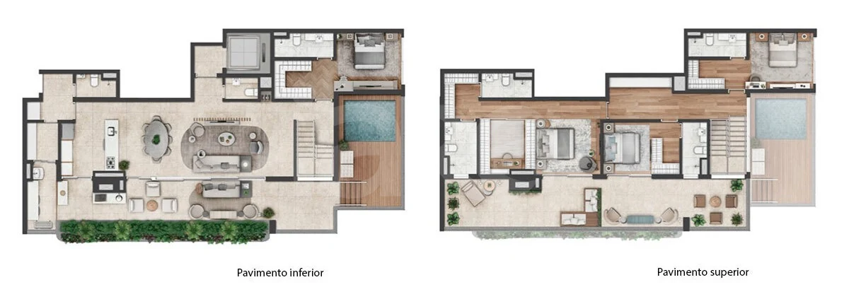 Planta — Garden 396 m²
