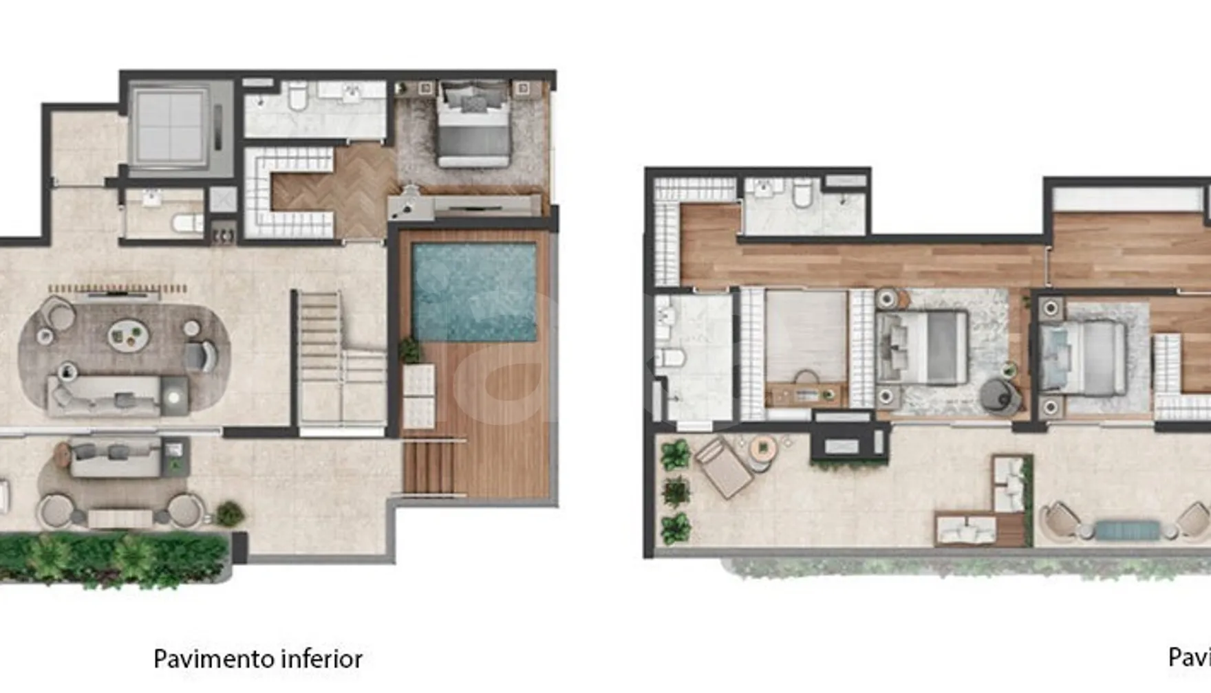 Planta — Garden 396 m²