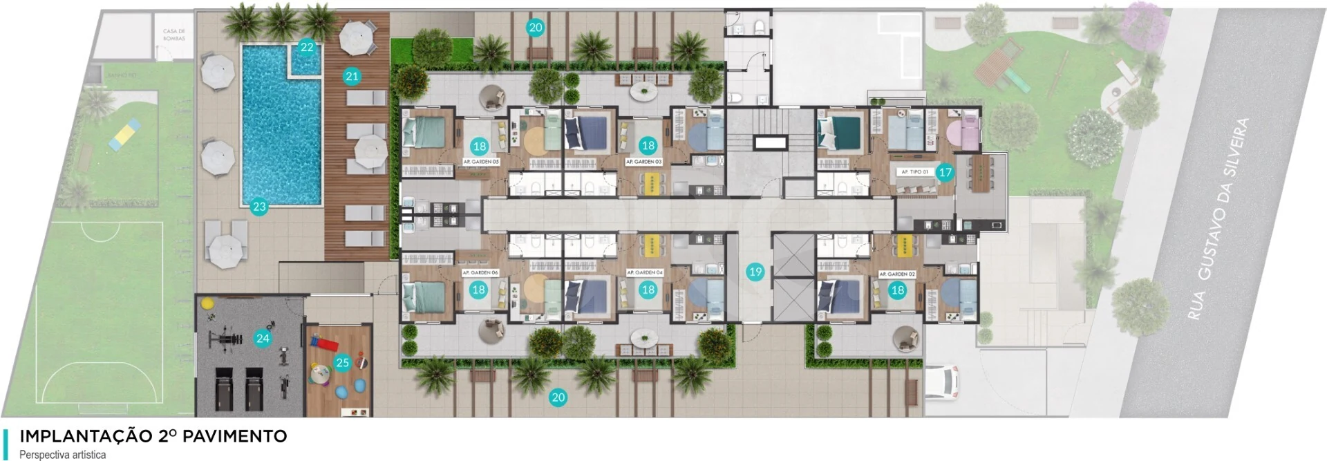 Planta — Pavimento 2