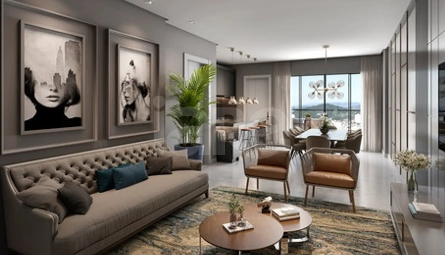 Park Avenue - Apartamento com 111 m², em Centro — foto 2