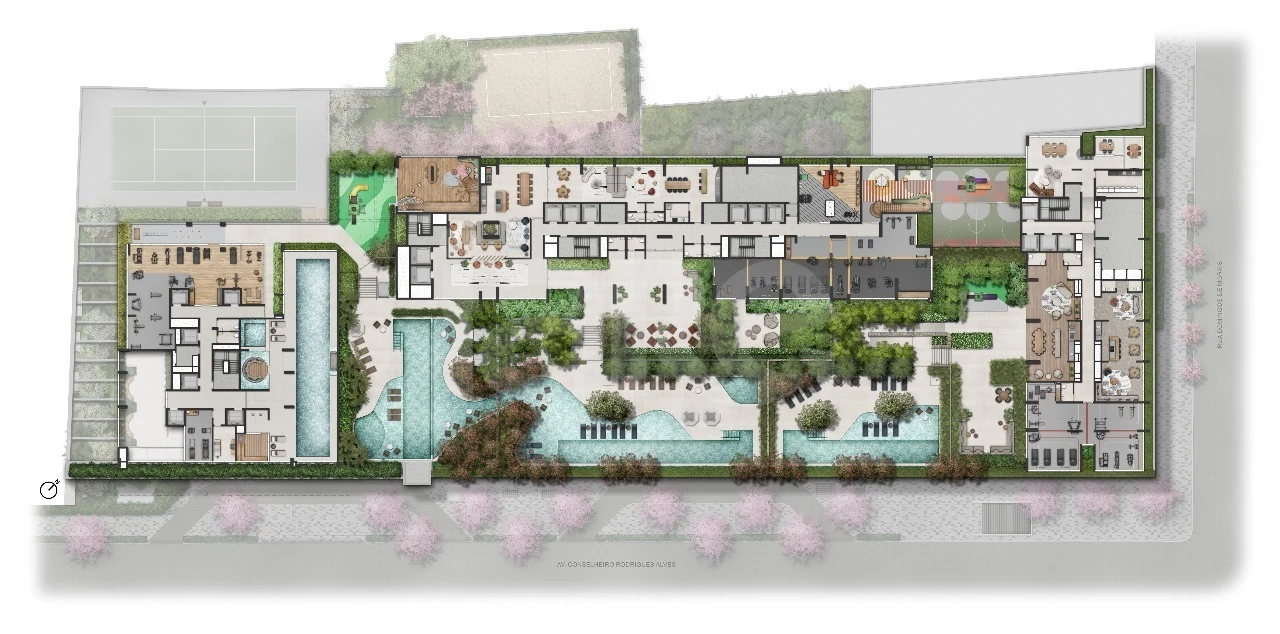 Planta — Pavimento lazer