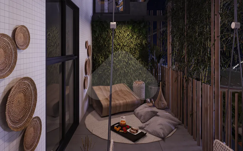 Restinga - Garden com 24,81 m², em Jardim Oceania — foto 6