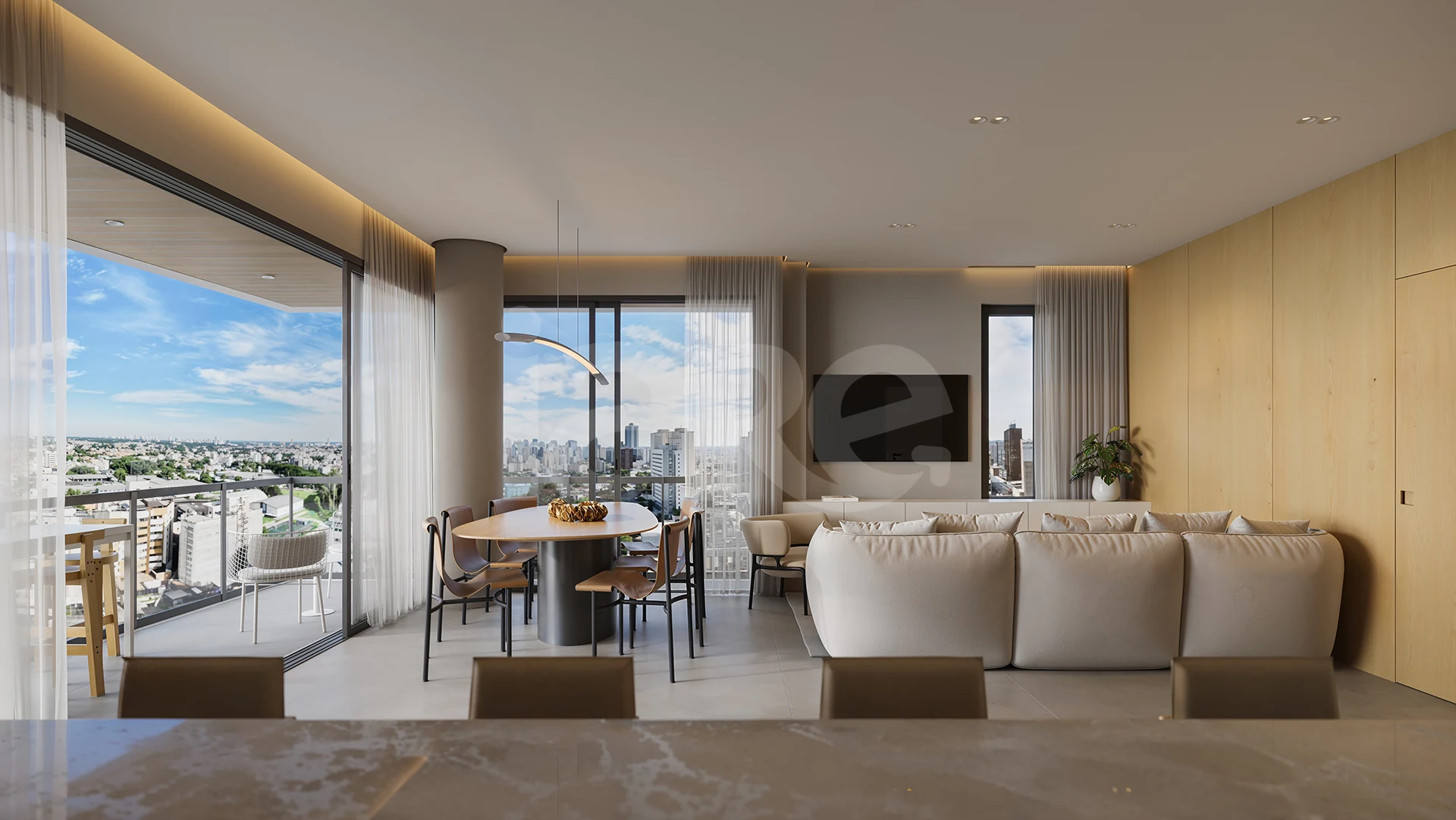 Kóra - Apartamento com 105,8 m², em Portão — foto 3