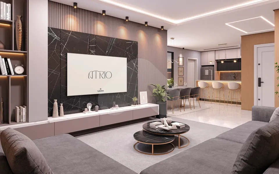 Atrio - Apartamento com 132 m², em Meia Praia — foto 21