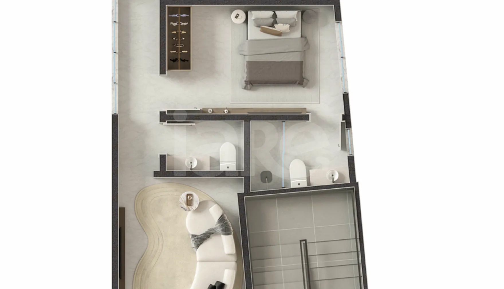 Planta — Apartamento 91,38 m²