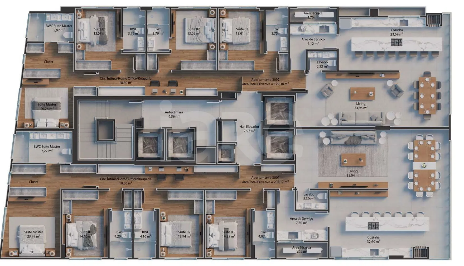 Planta — Pavimento 30