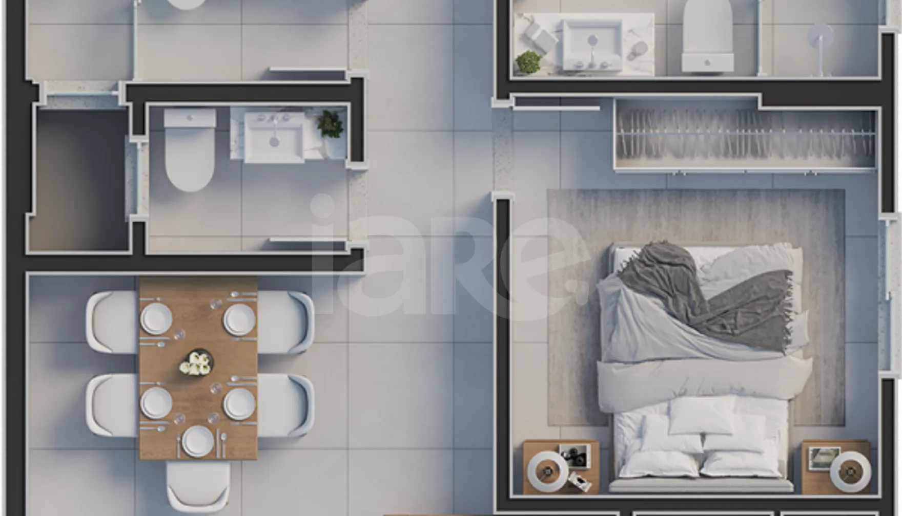 Planta — Apartamento 85,08 m²