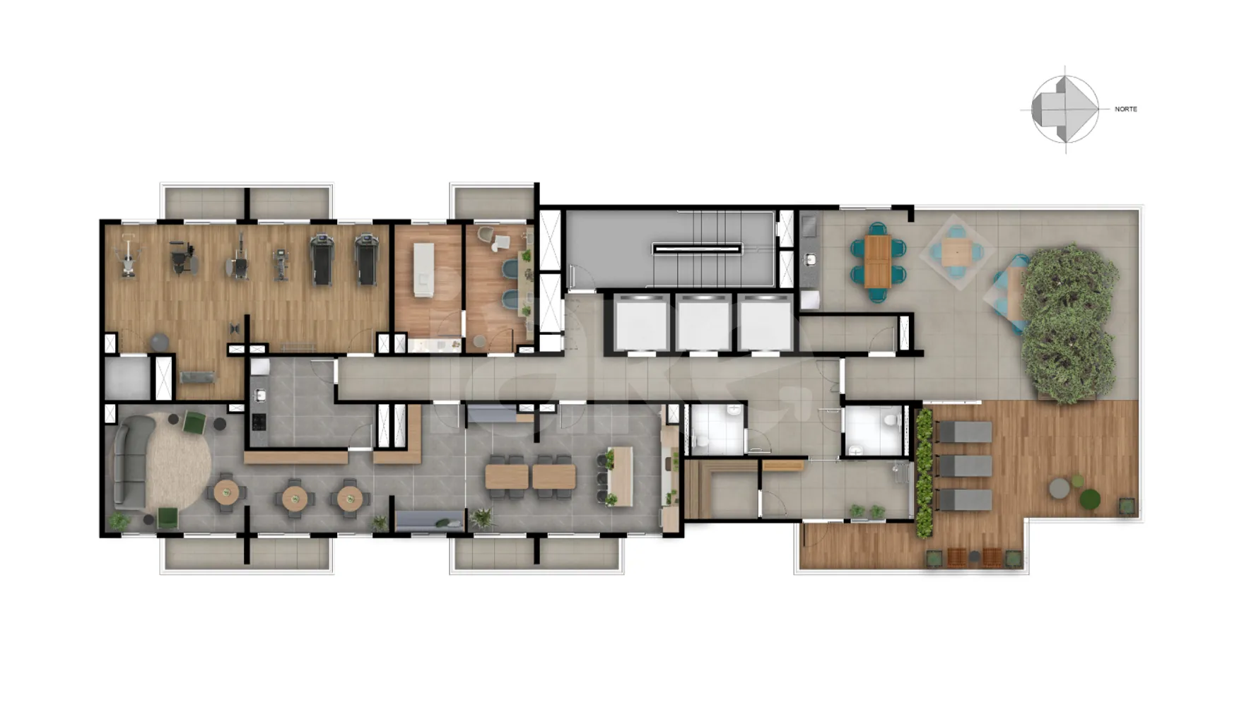Planta — Pavimento 20