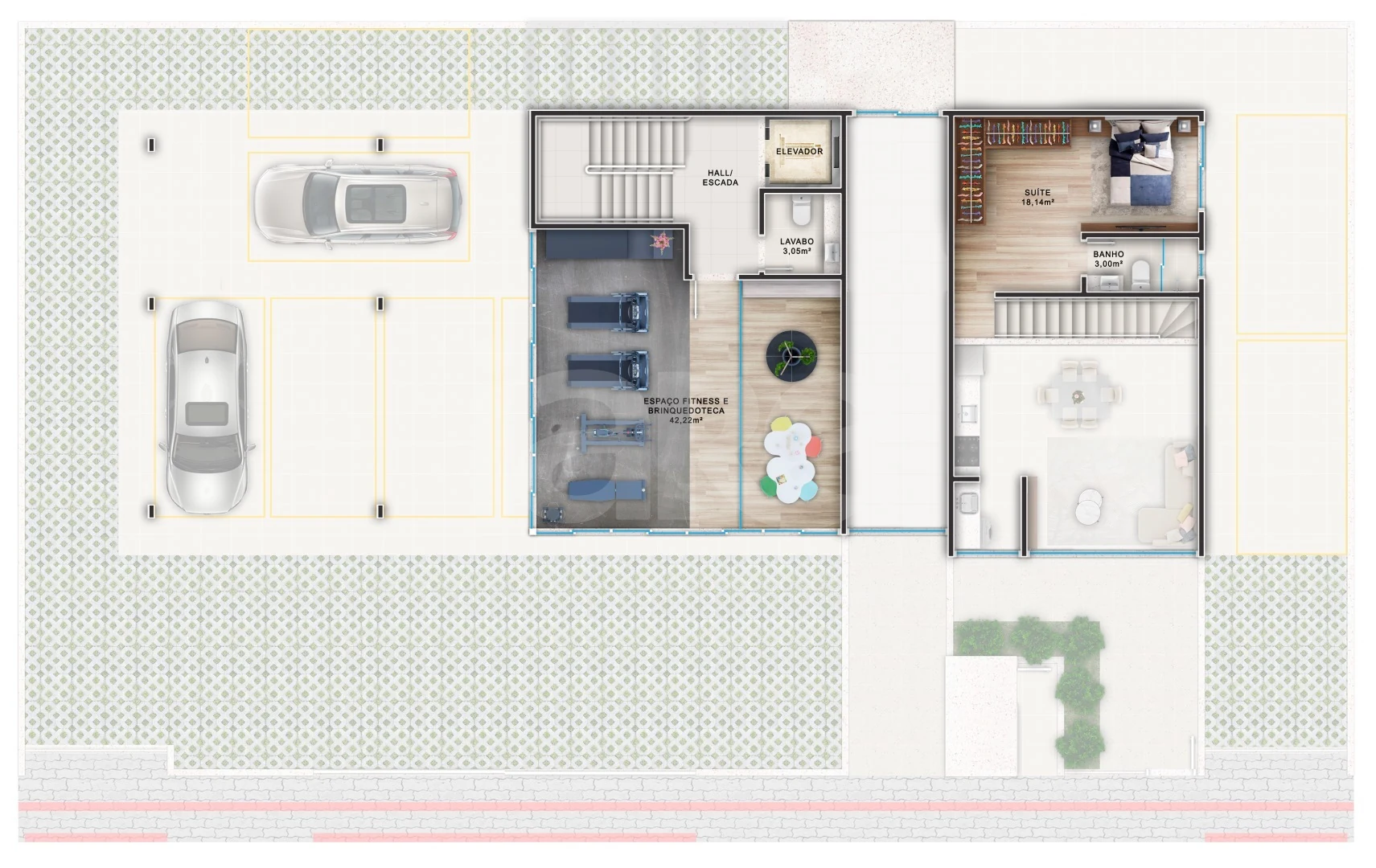 Planta — Pavimento 1